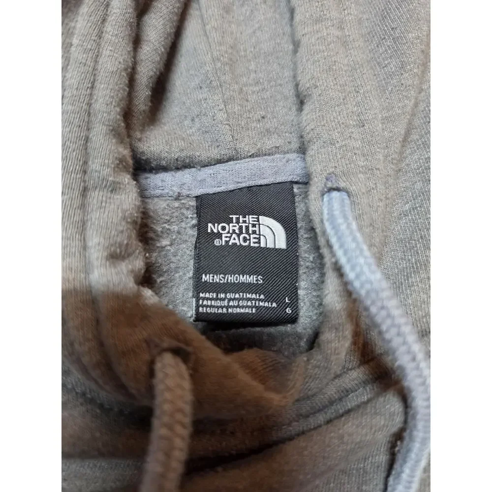 The North Face Men’s Hoodie Size Large Gray Box Logo Camo Pullover Sweatshirt